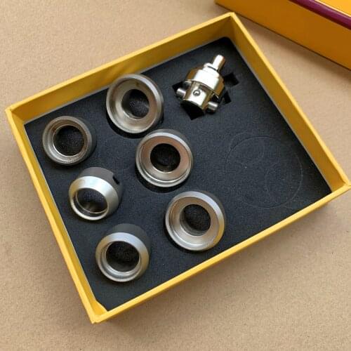 High quality 18.5mm-29.5mm 6pcs #5538 Watch Case Opener Dies & Adaptor for #5700 Oyster Watch Case Opener