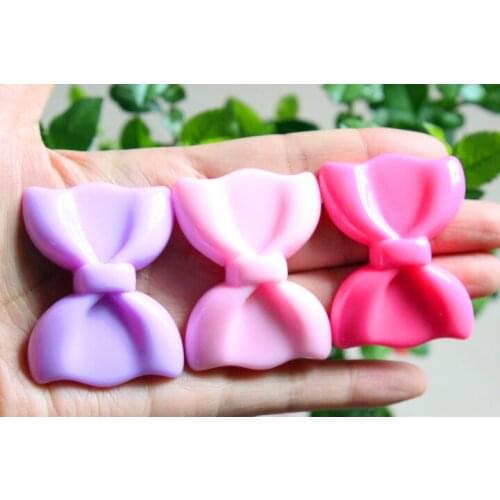 15pcs/lot flat back resin cabochons accessories DIY resin bows it 54*40mm