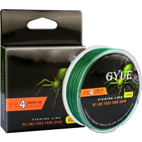 4 Strands 100M Winter fishing super strong braided silk fishing line6-100LB 0.4-8.0 PE fish line lure fishing accessories