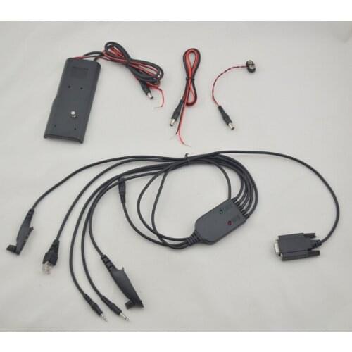 6 in 1 COM Port RS232 RIB Programming Cable for Motorola gp68 gp3688 gp328 gm3188 gp328plus etc