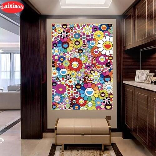 Diamond Painting Cartoon-Anime-Abstract-Graffiti-Flower Full Drill Square DIY Diamond Embroidery Cross Stitch Mosaic Home Decor