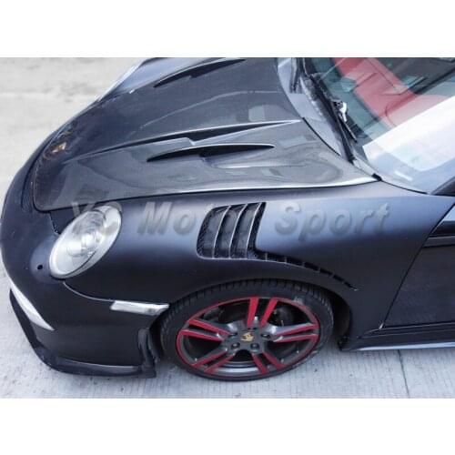Car Accessories Portion Carbon Fiber 991-GT3-RS-Style Front Fender Fit For 2009-2012 911 997 Front Fender Flares