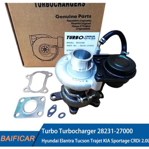 Baificar Brand New TD025M Turbocharger Turbo 28231-27000 For KIA Sportage CRDi 2.0L 113HP D4EA Hyundai Elantra Tucson Trajet