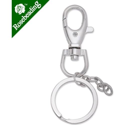 32.5mm Imitation Rhodium Plated large METAL SWIVEL CLIPS,HOOKS CLASPS Lobster,sold by 5pcs/lot-C3588