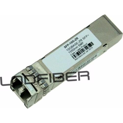 Cisco SFP-10G-ZR Compatible 10GBASE-ZR/ZW and OTU2e SFP+ 1550nm 80km DOM Transceiver