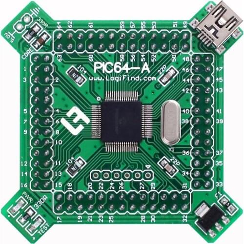 DsPIC microcontroller learning development board core board PIC64-A with dsPIC33EP512MC506
