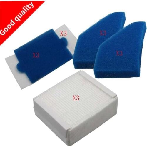 3set filter hepa filter Dust cleaning filter replacements for Thomas 787241, 787 241, 99 vacuum cleaner filter accessories