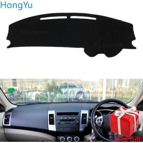 For Mitsubishi Outlander 2007 2008 2009 2010 2011 2012 Dashboard cover pad sun protection pad UV protection mat Right Hand Drive