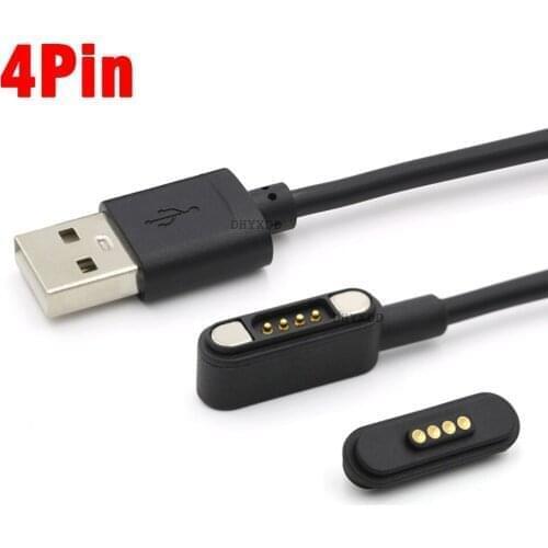 5Pair 2A Magnetic Pogo Pin Connector 4 Positions Wires Pitch 2.2 MM Spring Loaded Pogopin Male Female Contact Strip