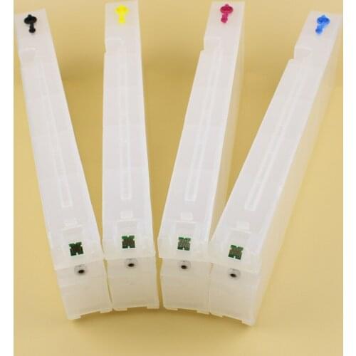 F6070 refillable ink cartridge with one time chip 1000ML Volume 4color/set F7070