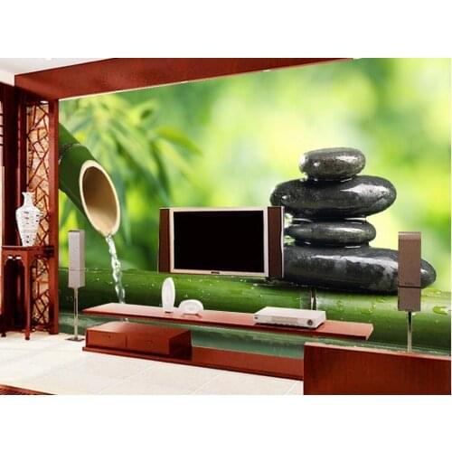 Custom wall mural Modern art painting high quality mural wallpaper cobblestone TV background 3d mural wall paper