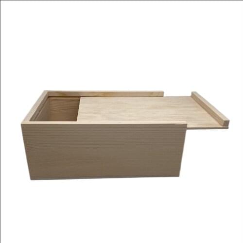 New Pull-out wooden box Wedding accompaniment gift wooden box Wine packaging wooden box Display box Gift box