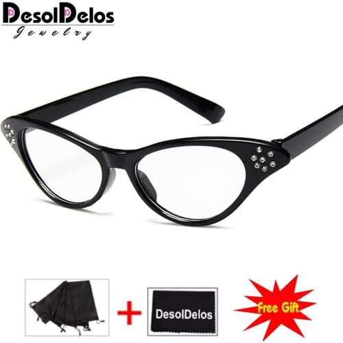 Sexy optical glasses woman vintage sun glasses brand designer female spectacles frame eyeglasses clear cateye style red shades