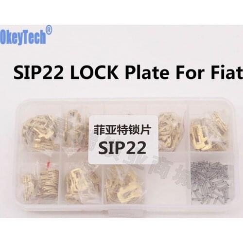 OkeyTech 200PCS Lock Plate For Fiat SIP22 Replacement Lock Reed Car Lock Repair Accessories Kits 8 Types With Gift Spring