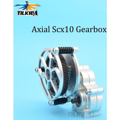RC Scx10 CNC Alloy Center Gear Box for 1/10 RC Crawlers Cars Axial SCX-10 AX10