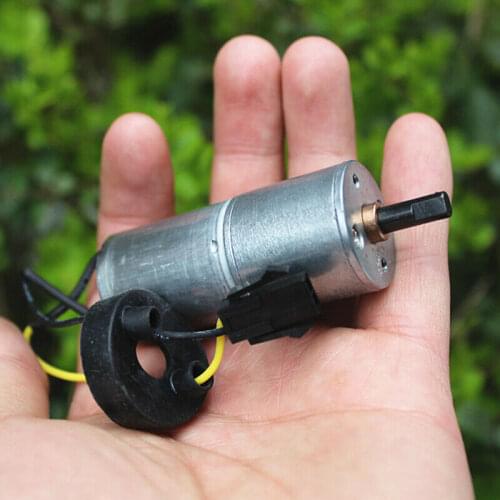 Micro 25MM 370 Stepper Motor Mabuchi 370 Motor DC 3V 5V 6V 48RPM Full Metal Gearbox Gear Motor Slow Speed Large Torque