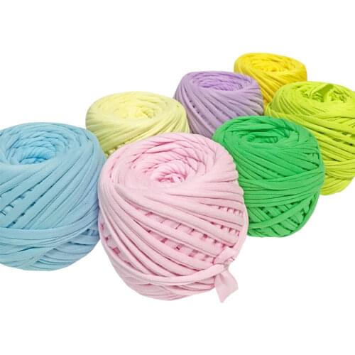 Cloth line yarn Crocheted bag chunky knitting yarn cushion carpet storage basket is hand-woven Diy thick yarn accessory