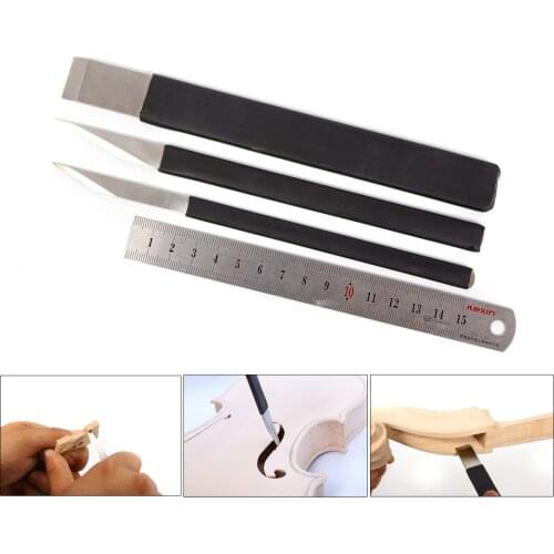 1set (3pcs) 4/4 Violin Tool Violin Knife Cut Violin Body Neck Guitar Luthier Tools