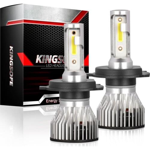 2Pcs LED Headlight Bulbs H4 Hi-Lo Beam H7 H11 H1 H13 9006 H16 COB 80W 20000lm 6500K Auto Headlamp Car Fog Light Bulb DC12V 24V