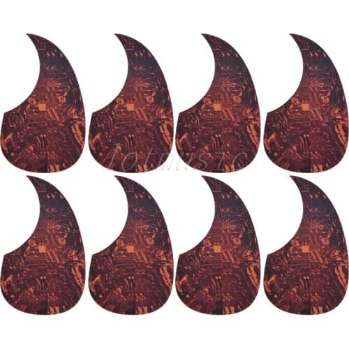 8pcs comma shaped shell pickguard Acoustic Guitar Adhesive Pick guards
