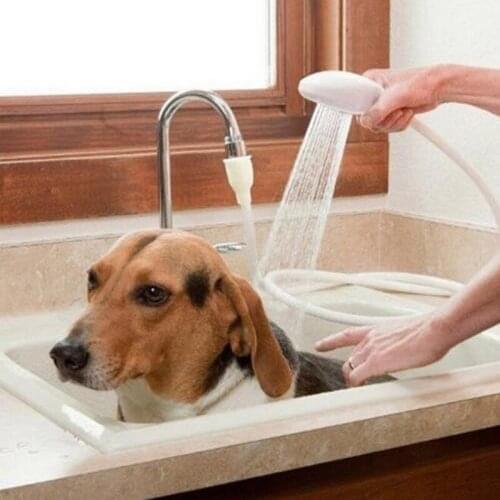 Bath White Faucet Extend Shower Bathroom ABS Head Spray Drains Strainer Hose Sink Washing Hair Wash Shower Bathing Supplies