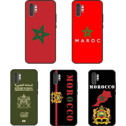 Morocco Flag Coat Of Arms Case For Samsung Galaxy S21 Ultra Note 20 Note 10 9 S8 S9 S10 Plus S10e S20 FE Back Cover