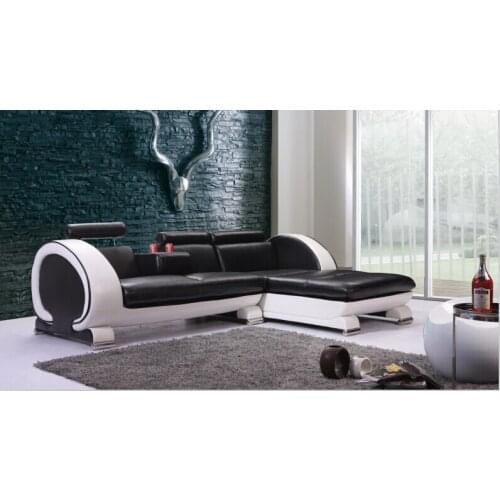 Genuine leather sofa set Sectional sofa for living room new sofa set design