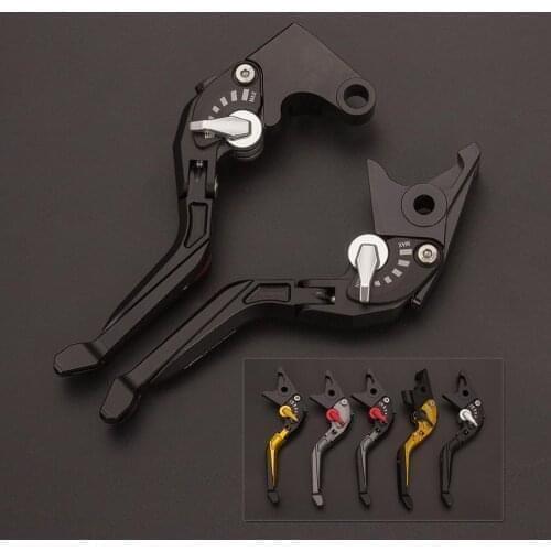 For TRIUMPH DAYTONA 675 2006-2017 CNC 3D Adjustable Folding Extendable Motorcycle Brake Clutch Levers Handle Grips Set