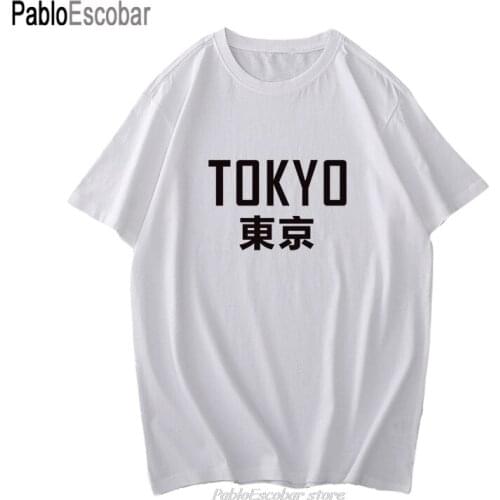 Tokyo City Printing T Shirt Mens fashion Unisex 100% cotton T-shirts Summer Short sleeve Tee Tshirt Tops Plus size