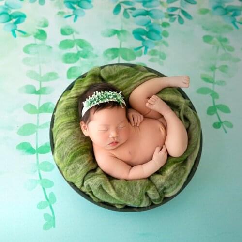 Newborn Basket Filler Photography Props Wool Stuffer Felt Rug Blanket Baby Posing Layer Photo Prop