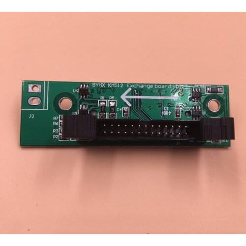 Printer BYHX plate adapter card/head connector for km512 konica printhead Konica 512 Transfer board for allwin flora Myjet