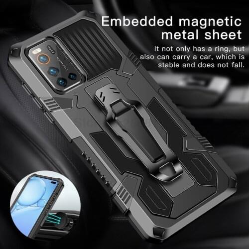 Shockproof Case for Vivo V20 SE V19 Y15 Y11 Y12 Y17 Y20 Y20I Y31 Y51 Y50 Y30 Y72 Y95 Y9I Y91 Hybrid Rugged Stand Back Cover Capa