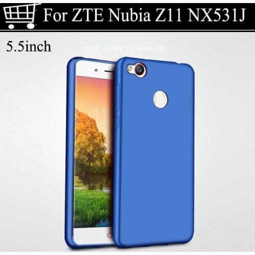Luxury For ZTE nubia z11 NX531J Case cover 360 Full body cases Hard Frosted PC back cover for ZTE nubia z 11 case covers 5.5"