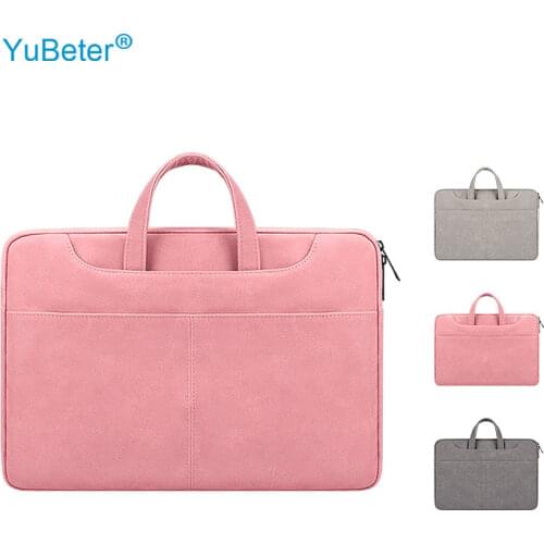 YuBeter Men Womens Laptop Bag Computer Sleeve for MacBook Air Pro 13 14 15.4 15.6 Inch Notebook Pouch Briefcase Handbag PC Case