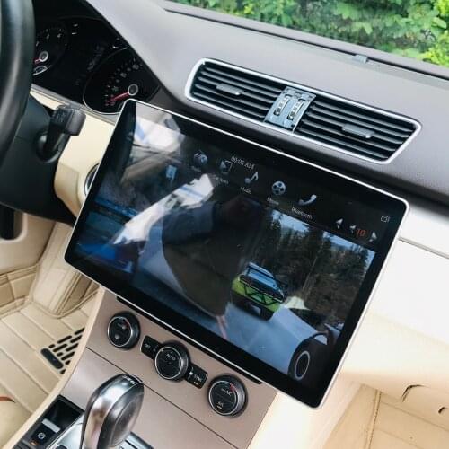 Carplay DSP Tesla Style 100° Rotatable Screen PX6 12.8" Android 9.0 Universal Car Video DVD Stereo Radio GPS Bluetooth 5.0 WIFI