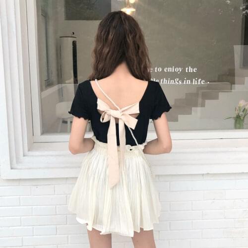 Woman TShirts Summer 2021 Short-Sleeved T-shirt Womens Shirt Crop Top Mujer Camisetas