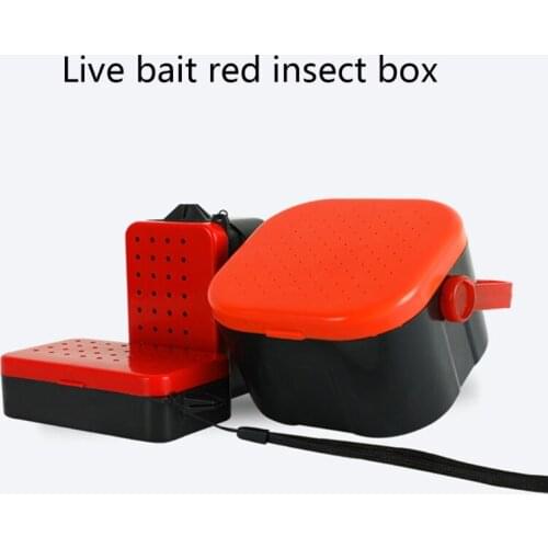 1pc Portable Breathable Fishing Live Baits Container Holder Box Worms Lures Storage Earthworm Case Organizer Outdoor Accessories
