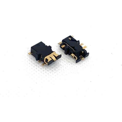 10PCS 3.5mm audio flat panel earphone mother base PJ-342 sink 1.0 inclined port 6p broken plate patch dual channel switch
