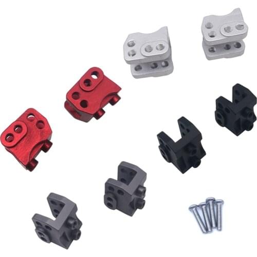 2pcs CNC Aluminum Front Rear Lower Shock Linkage Link Mount for RC 1/10 Rock Car Axial SCX10-II 90046 90047 AR44 Axle