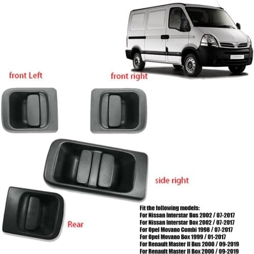 7700352420,7700352489 7700352488 Door handle left front / right / sidefor For Renault Master II Opel Movano Nissan Interstar