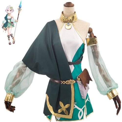 Anime Princess Connect Re:Dive Natsume Kokkoro Cosplay Costume Women Dresses With Bag Full Set Halloween Carnival Unifomrs