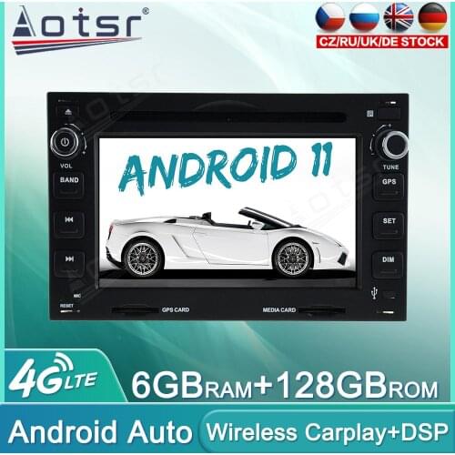 Android 11 128GB Car Radio DVD Player For Volkswagen B5 PASSAT 7 1999 - 2005 Audio GPS Navigation Auto Stereo Head Unit Carplay