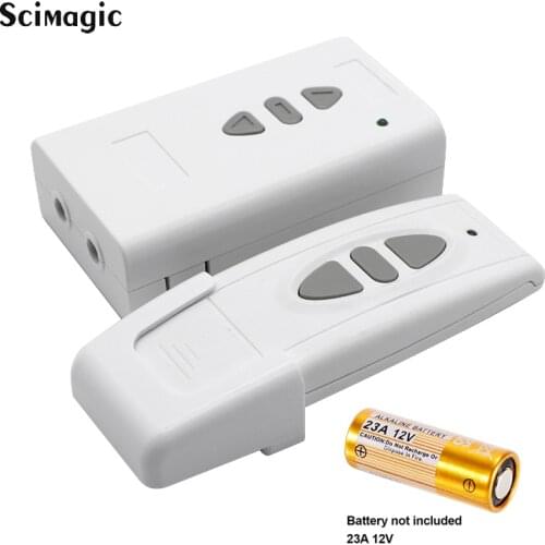 433MHz UP Down Stop Motor curtain / projector screen Controller 220V Wireless rf transmitter receiver