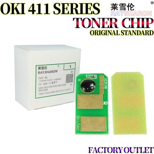 Copier Toner Chip For Use in OKI B411 B411DN B431 MB461 MB471 MB491 B401 MB441 MB451 Chinese Version