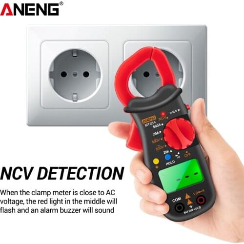 MT88A Digital Clamp Meter Multimeter DC/AC Voltage AC Current Tester Frequency Capacitance NCV Power Meter Test