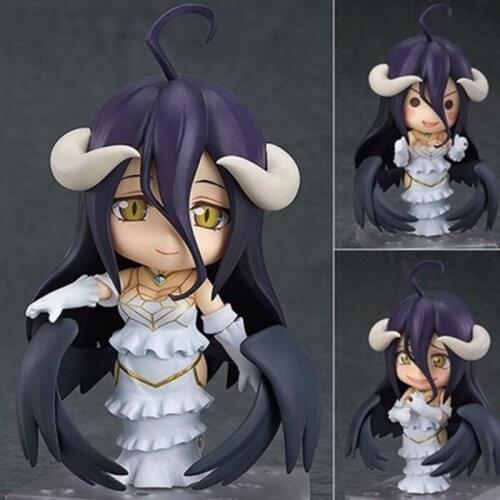 10CM Anime Overlord Albedo Figurine PVC Action Figure Replaceable Accessorie Model Toy Birthday Gift Movie Collection