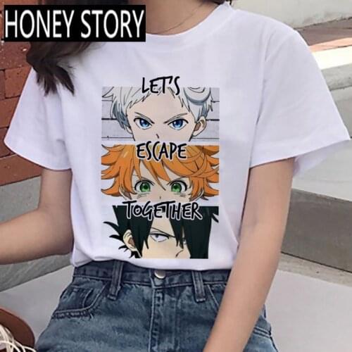 Seven Deadly Sins Summer The Promise Neverland Tshirt Death Note Cool Anime T Shirt Women Hip Hop Fullmetal Alchemist T-shirt