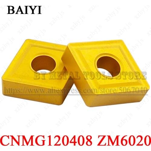 10pcs CNMG120408 ZM6020 CNMG 120408 Carbide insert External turning tools CNC milling cutter High-quality turning tool Tungsten