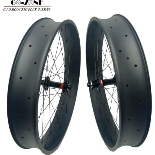 26er carbon fat bike wheels 100mm x 25mm front 150/135*15mm rear 197/190*12mm 26" novatec snow sand carbon fat bike wheelset 26