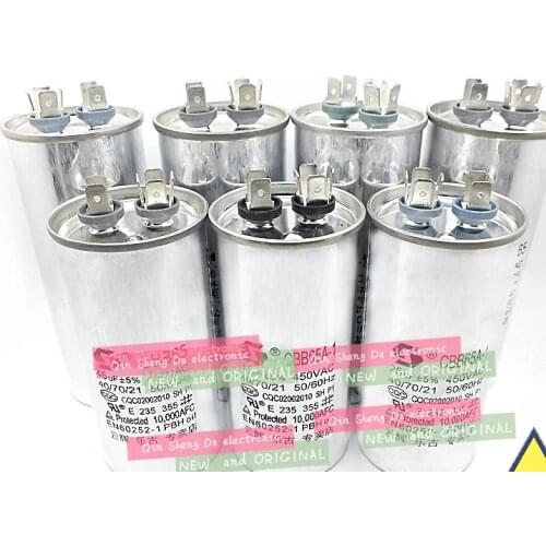 Capacitor Air Conditioner Compressor Start Capacitor CBB65 450VAC 20uF 25uF 30uF 35uF 40uF 45uF 50uF 60uF 70uF